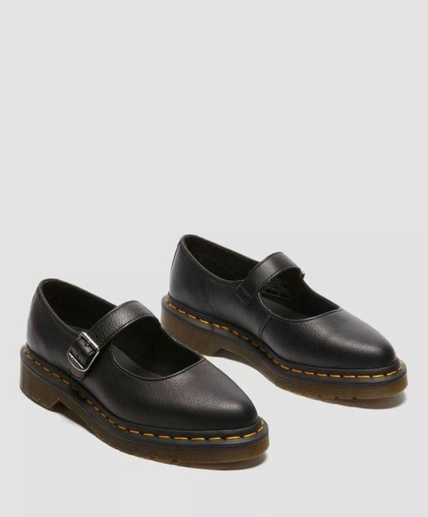 Dr. Martens ElpHie Mary Jane Virginia Leather Women's Black Shoes