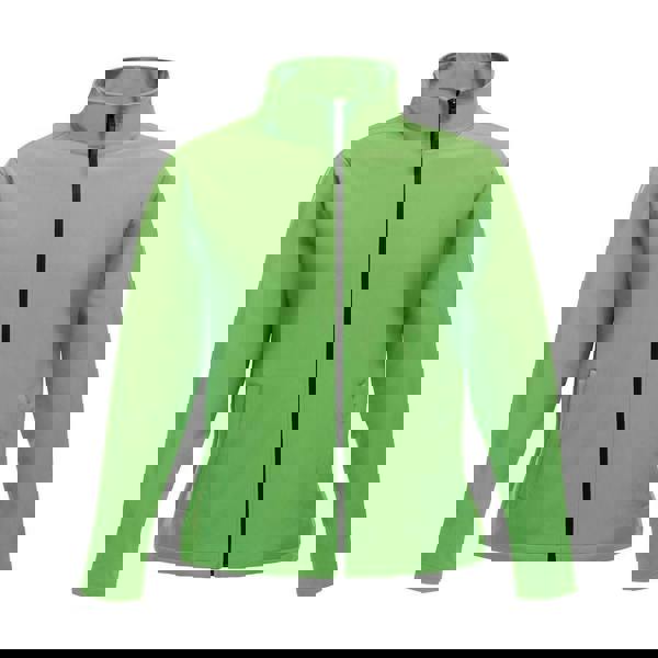 Regatta Womens/Ladies Ablaze Printable Soft Shell Jacket - Extreme Green/Black - 