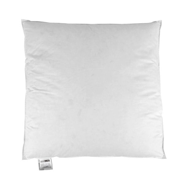 HOMESCAPES Goose Feather and Down Euro Square Pillow 65 x 65 cm