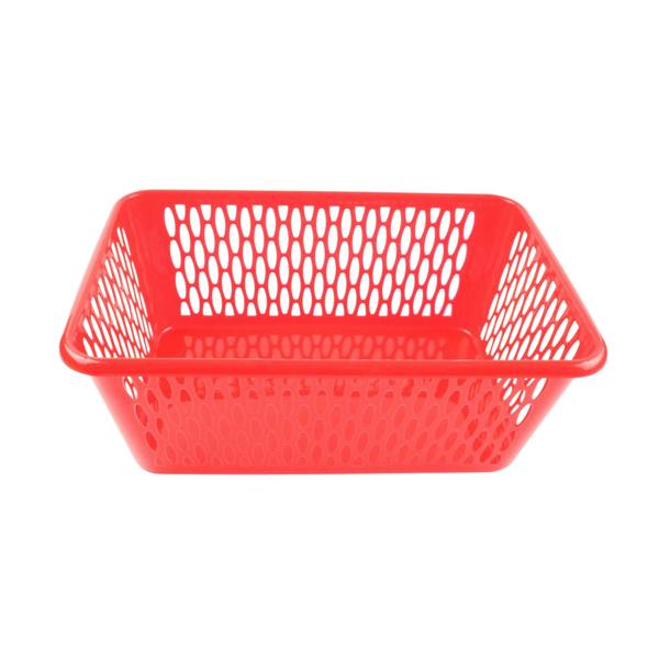 Leecroft 25cm Handy Basket Red 25 x 16 x 8cm - One Colour - 