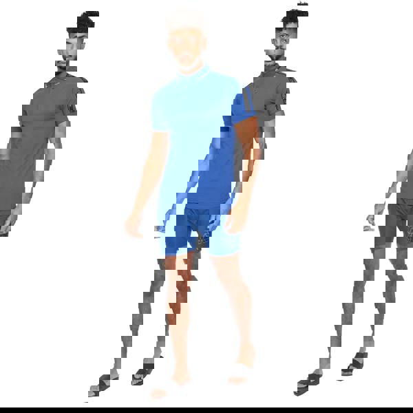 Crosshatch Mens Allred Polo Shirt - Blue - 