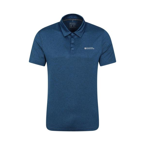 Mountain Warehouse Mens Deuce IsoCool Polo Shirt - Dark Blue - 