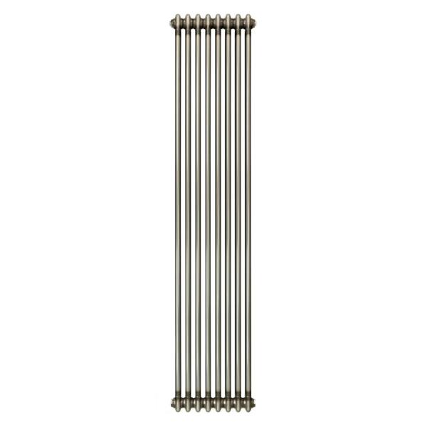 Monstershop Traditional 2 Column Radiator - 1800 x 380mm - Raw Metal