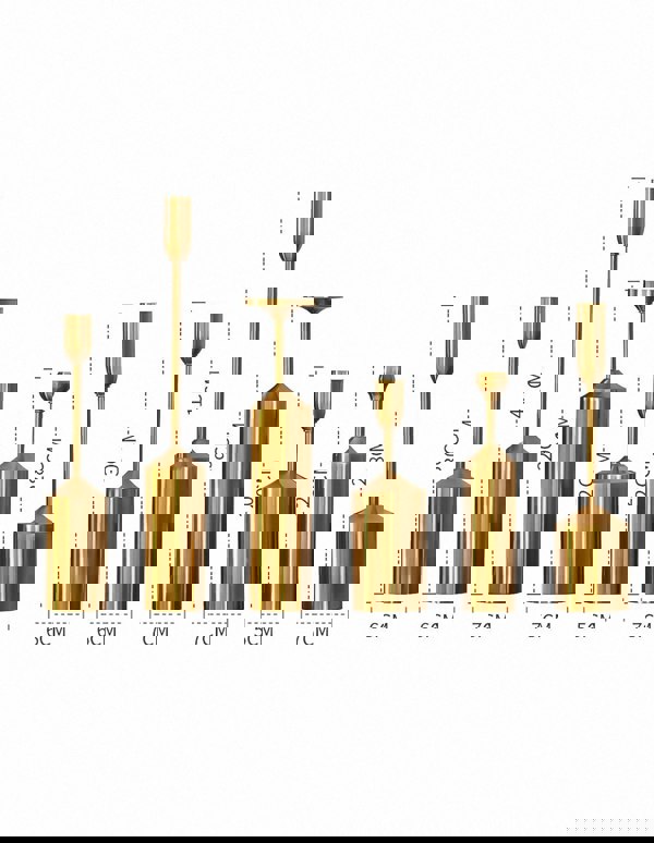 ANYHOUZ 6pc Luxury Gold Metal Candle Holder Tabletop Home Decor Modern Art Living Room Display House Decorative Crafts Metal Ornaments