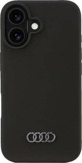 Audi Silicone Hardcase for iPhone 16 6.1" Black AU-LSRIP16-Q3/D1-BK