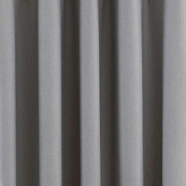 Riva Home Eclipse Blackout Eyelet Curtains - Silver