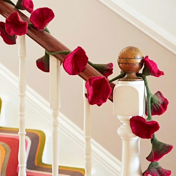 Paper High Felt Flower Garland