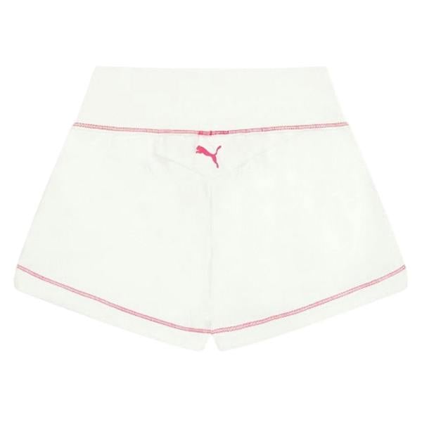 Puma Childrens/Kids Knitted Logo Shorts - White - 