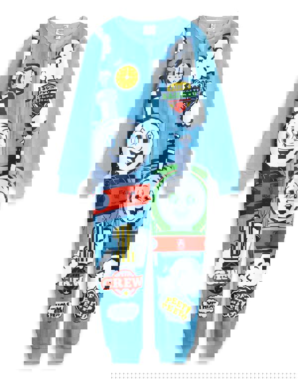 Thomas and Friends Boys Blue Multi Crew Onesie