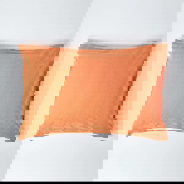 HOMESCAPES French Flax Linen Housewife Pillowcase, Standard Size