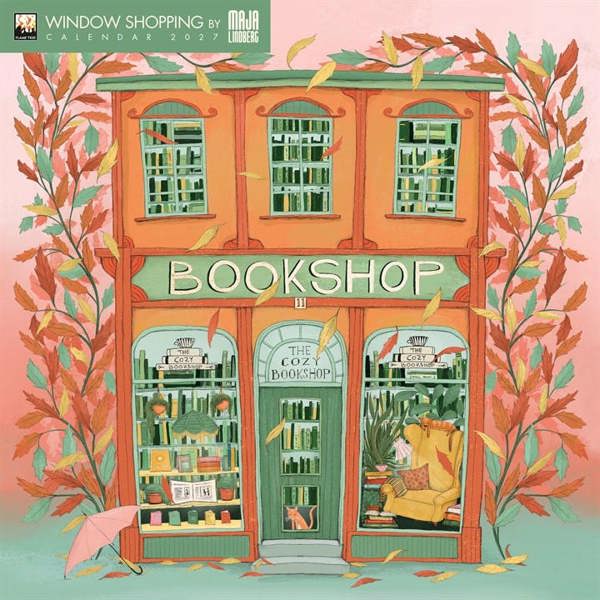 Maja Lindberg, Window Shopping Calendar 2027, Wall Calendars, Month To View, Art, Gift