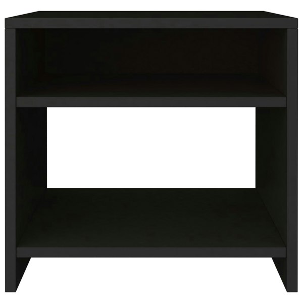 Berkfield Bedside Cabinet Black 40x30x40 cm Engineered Wood