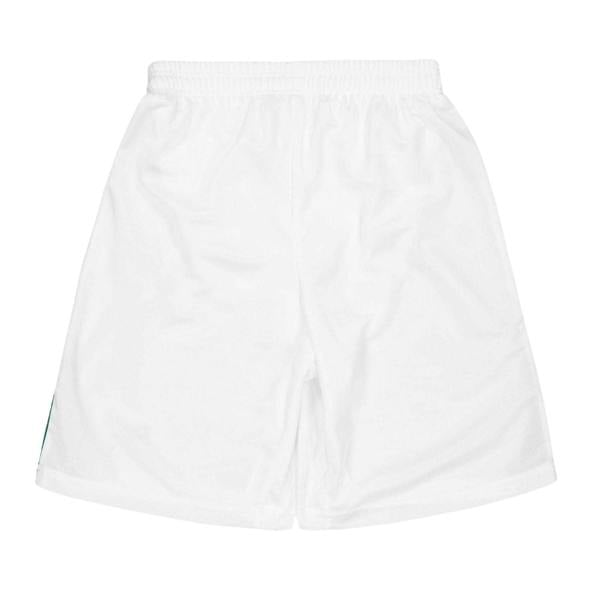 Puma Childrens/Kids Team Logo Football Shorts - White/Green - 