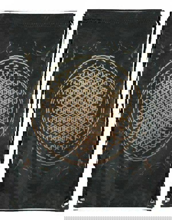 Vanilla Underground Rock Sax Unisex Black Bring Me The Horizon Drawstring Bag (One Size)