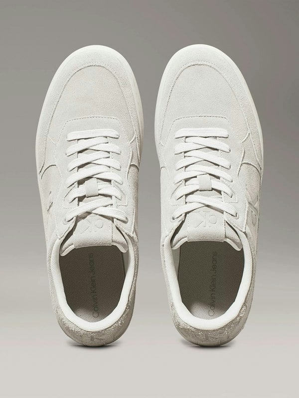 Calvin Klein CLASSIC CUPSOLE ICON Mens Trainers Eggshell/Creamy White