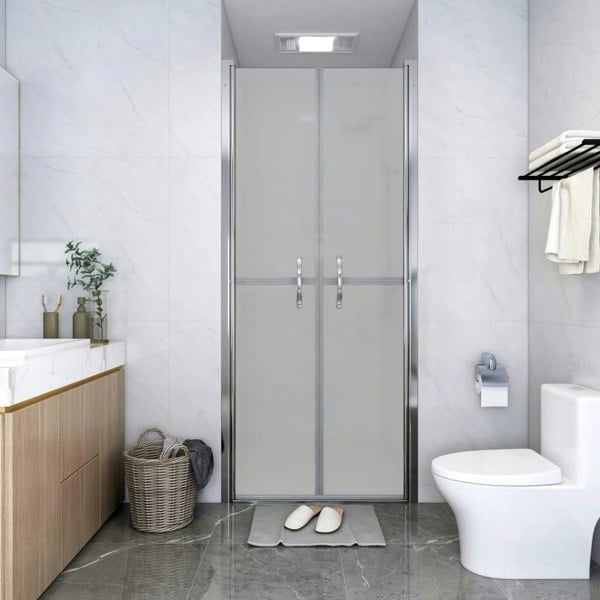 Berkfield Shower Door Frosted ESG 76x190 cm