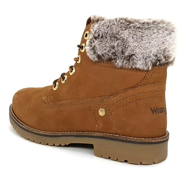Wrangler Alaska Womens Warm Fleece Ankle Lace Boots