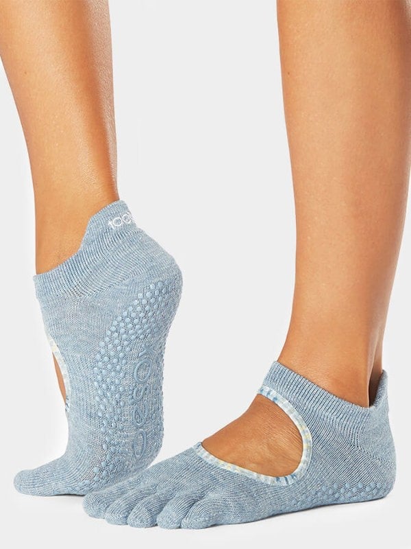 ToeSox Full Toe Bellarina Women's Yoga Grip Socks