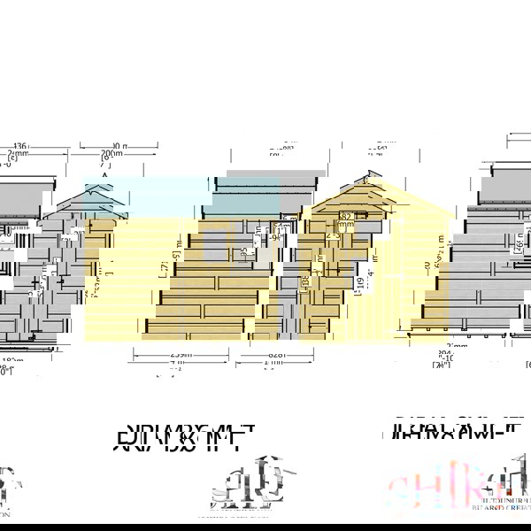 Shire Durham 8x6 12mm interlock Clad wooden Shed