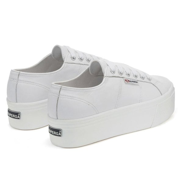 Superga Womens/Ladies 2790 Nappa Leather Trainers - Optic White