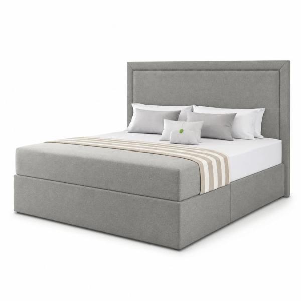 Great British Beds Sofia Divan Bed - Silver Plush