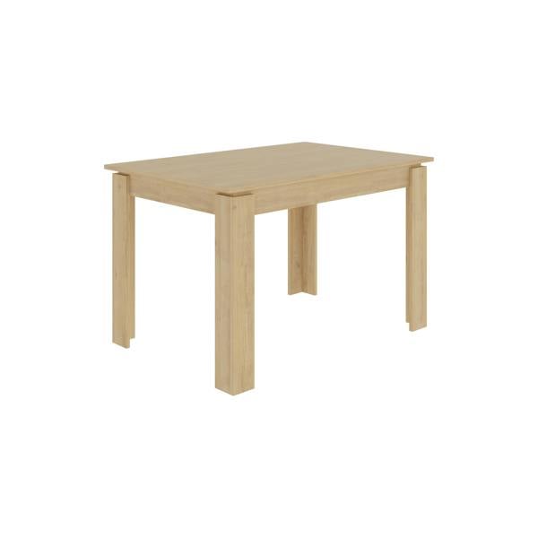Decortie Tolmen Dining Table Rectangular Extendable Table for 4 Seater Contemporary Kitchen Table 120Wcm Living Room
