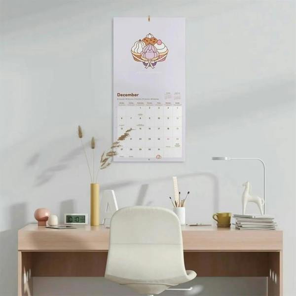Pusheen Calendar 2027, Wall Calendars, Month To View, Humour, Gift
