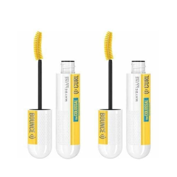 Maybelline New York 2 x Maybelline Colossal Curl Bounce Mascara Waterproof 10ml - 01 Very Black