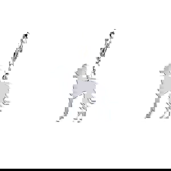Braque D'auvergne Silhouette Silver Charm - MYLEE London