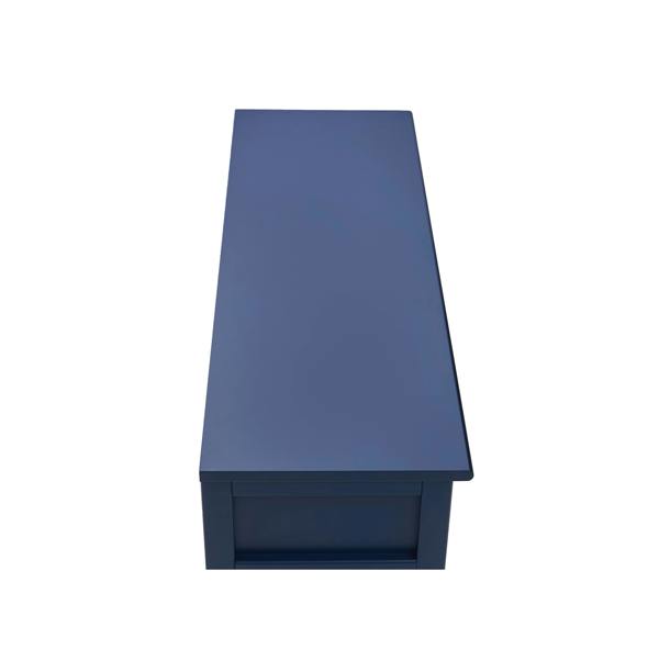 Cabinet Bits Palazzi 2 Drawer Console Table Blue H80 W105 D35cm