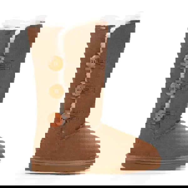 Leather Company Willow - Women's Sheepskin Suede Winter Mid-Calf Boots