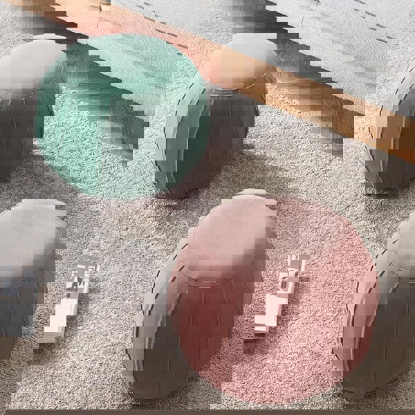 Pumpkin Stool, Pink/Green-Stool-Weilai-Weilai Concept