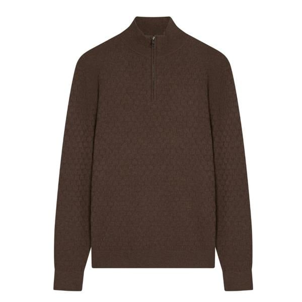 Ted Baker MMK KURNLE Ls T Stitch Knitted Half Zip 2