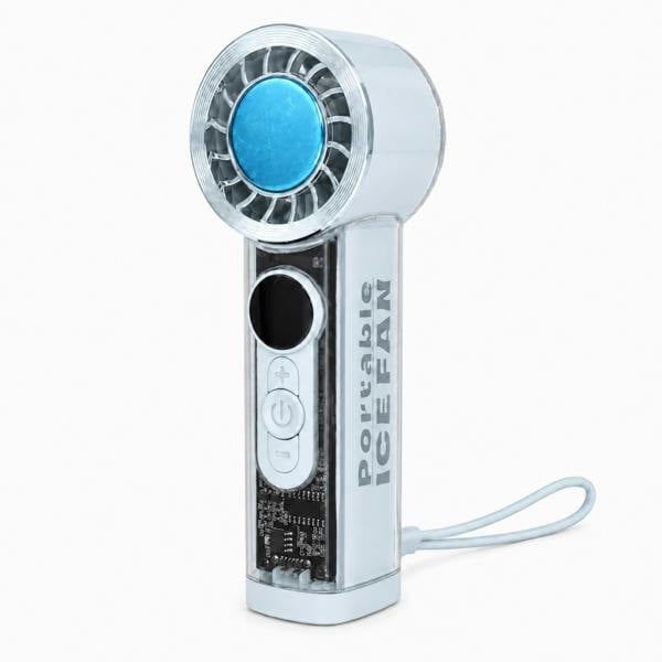Dyzi Portable Ice Cooling Handheld Fan 199 Speed USB Rechargeable