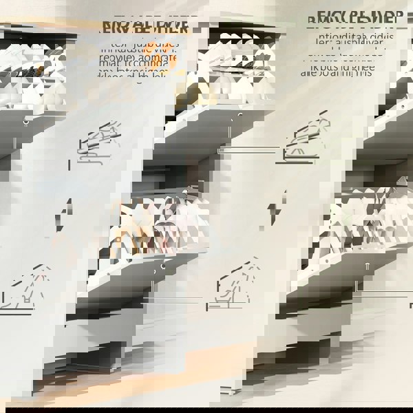 Flip-down Shoe Cabinet