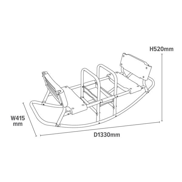 Liberty House Toys Kids Rocking Boat Seesaw