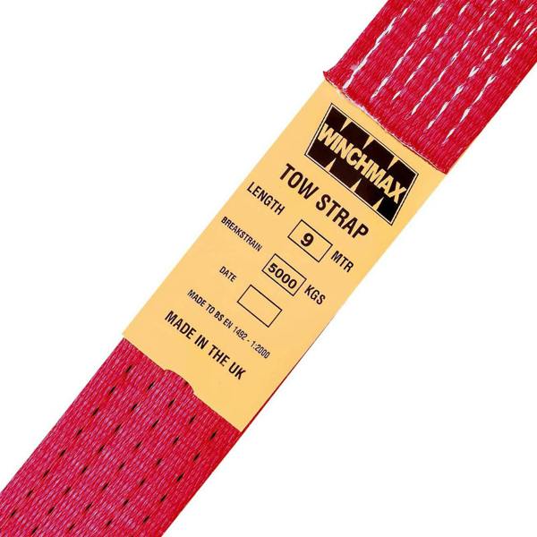 WINCHMAX Heavy-Duty 4x4 Recovery Strop 9m x 50mm. MBL 5,000kg
