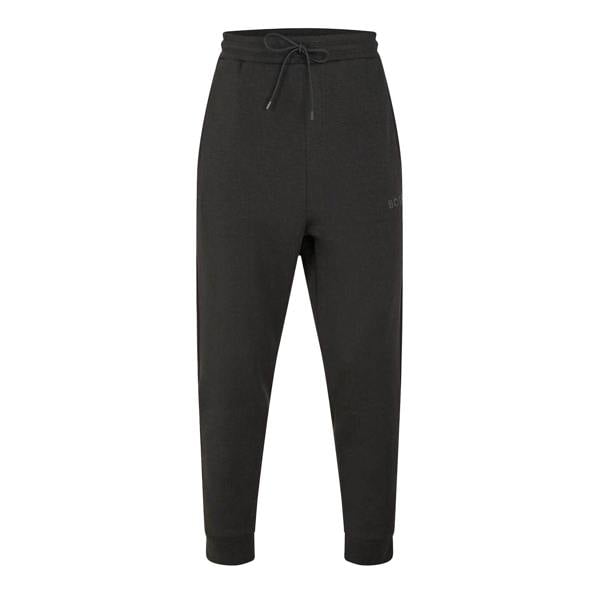 Boss Mens Hadiko Cotton Blend Jogging Bottoms - Black - 
