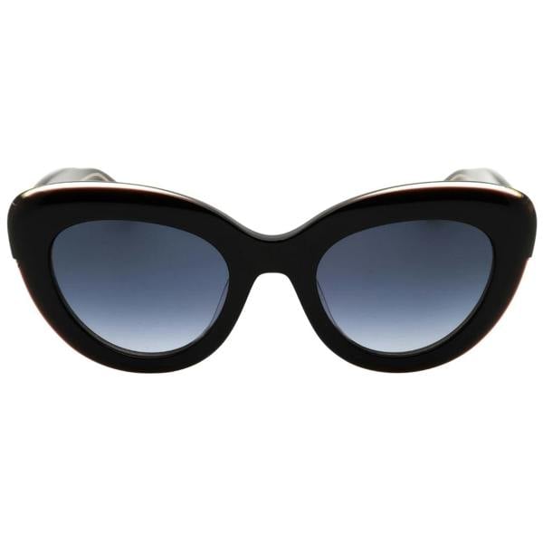 Kate Spade Capri/G/S 03H2 9O Black Pink/Dark Grey Sf Sunglasses Female 50X22X140 One Size