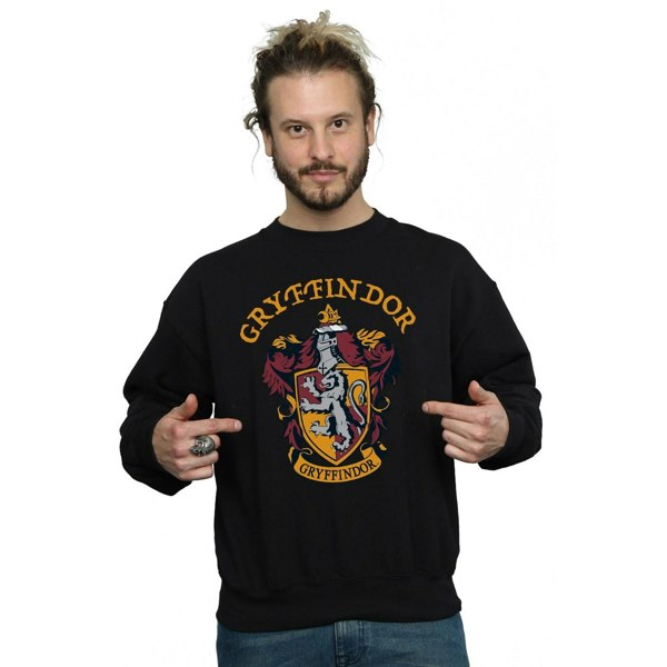 Harry Potter Mens Gryffindor Sweatshirt - Black