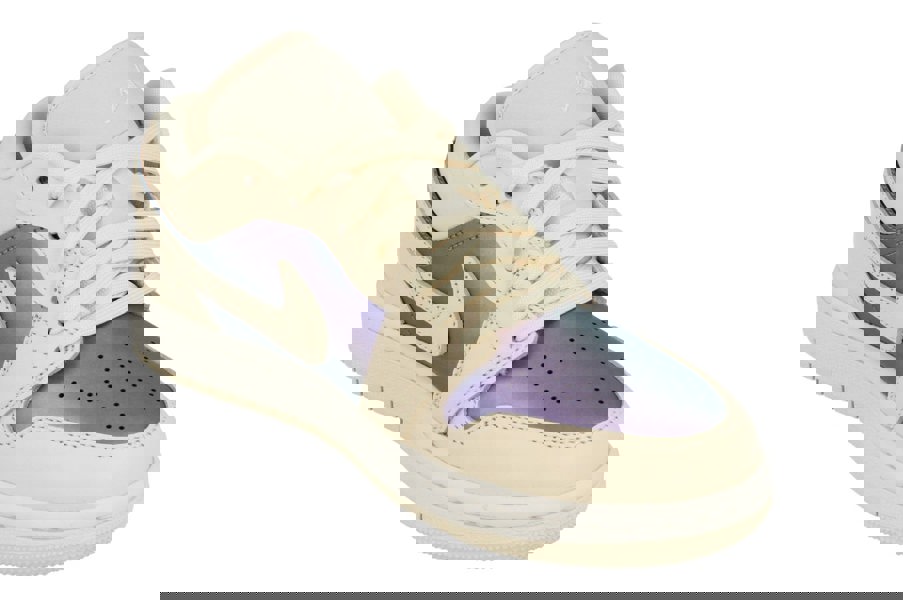 Nike Air Jordan 1 Low SE Womens Trainers Ih4110 104 - Muslin Sail 104 - Photo 3