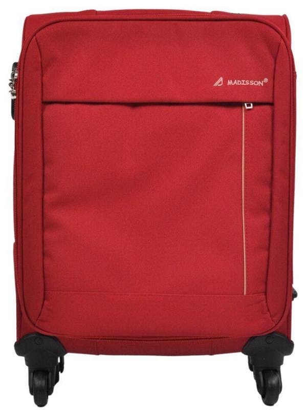 Snowball Lightweight Soft Casing Cabin Suitcase 8 Wheel Luggage Travel