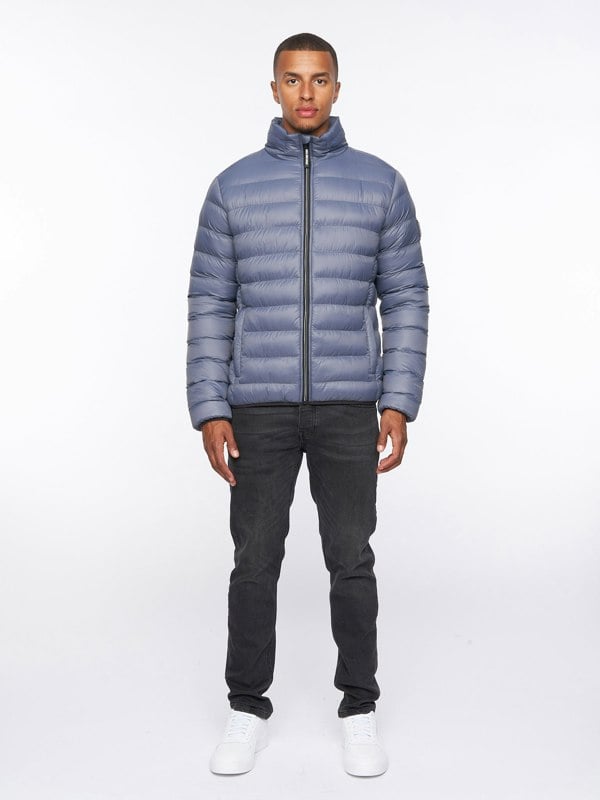 Duck and Cover Sheemy Padded Jacket Denim Blue