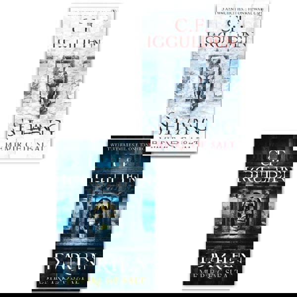 C F Iggulden Empire of Salt Series 2 Books Collection Set Shiang, Darien