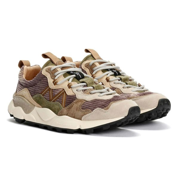 Flower Mountain Lenzan Brown/Green Trainers