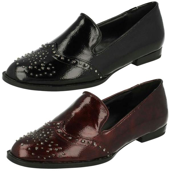 Spot On Ladies Spot On Loafer Style Shoe