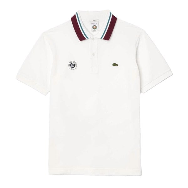 Lacoste Unisex Adult Roland Garro Edition Sport Umpire Polo Shirt - White