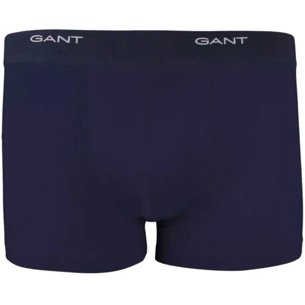 GANT 3-Pack Core Logo Boxer Trunks, Blue/Navy