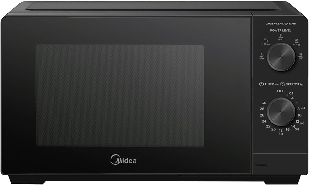 Midea MMOP01MZ-BK Midea 20L Solo Microwave Oven Black