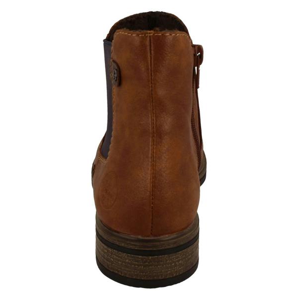 Rieker Ladies Rieker Elasticated Gusset Panel Chelsea Boots 72254